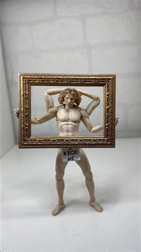 Figma Table Museum Virtuvian Man #actionfigures #leonardodavinci #monalisa #figma #brickaway #roman