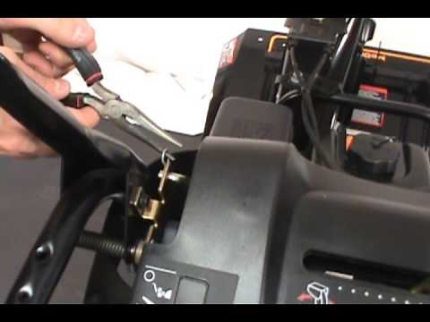Replacing the Traction Cable/Rod on a Two Stage Snow Blower