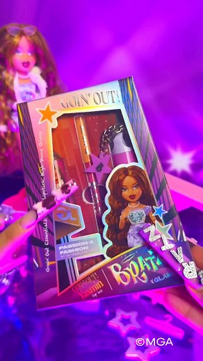 The prettiest purple glam starts with our Bratz x Glamlite Goin’ Out Yasmin Lip Kit 💜 This trio features a deep-purple liner, creamy mauve-beige lipstick, and a purple reflective high-shine gloss for an irresistible, glass-like finish that turns heads every time. 💅🏽 Shop the Goin' Out Yasmin Lip Kit for 25% off today only using code BRATZ25 at checkout! | Glamlite