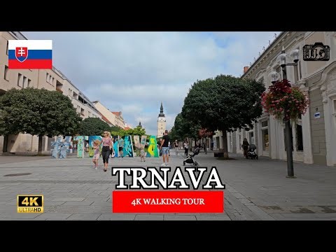 Trnava "Little Rome" 🇸🇰 Slovakia 🇸🇰 Walking Tour 2025 【4K 60FPS】