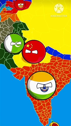 China vs India #video #worldprovinces #countryballs #country #worldwar