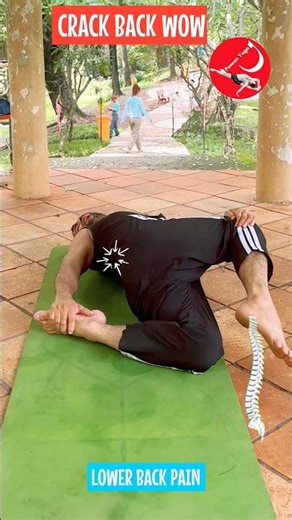 Easy Back pain treat | Back Relaxing | Full Back Pain Relief | Back crack | Pawan yoga