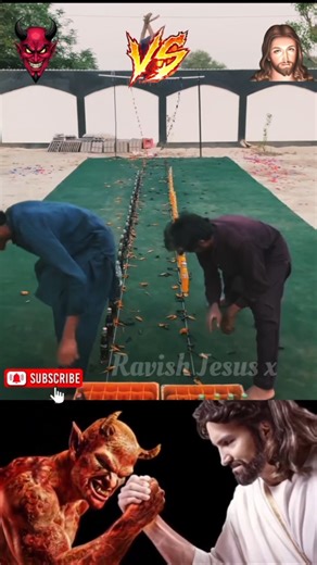 Jesus Vs Satan: Only 1% God Lovers will see this blessing video🔥🙏 #jesus #shorts #yt #edit #fé