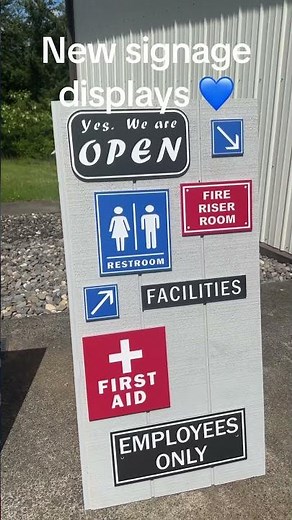 HDPE durable outdoor signs for address and commercial needs