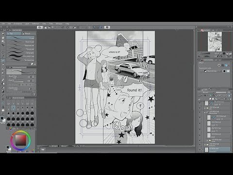 Let’s create a manga : Toning patterns and Exporting|CLIP STUDIO PAINT