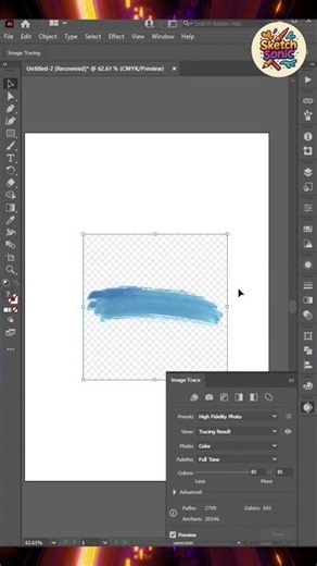 Illustrator Paint Brush Tool l 1 min tutorial #adobeillustrator #illustratortips
