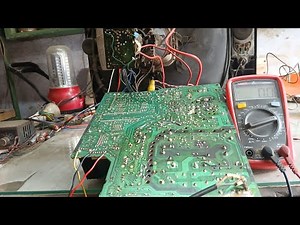 LG CRT TV VERTICAL AND EHT PROBLEM REPAIR PROCESS.