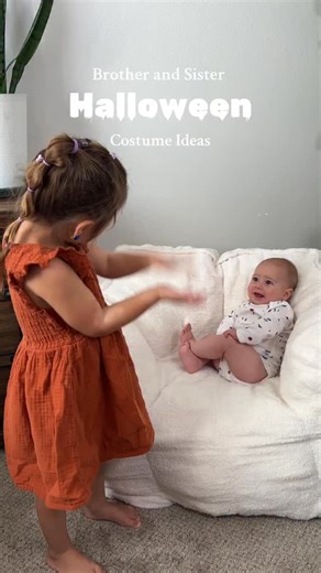 Brother and sister Halloween costume ideas! The Lorax one is gonna be everywhere this year 😂 #halloween #halloweencostume #costumeideas #momlife #cutebaby #brotherandsisterlove | Gwynyth