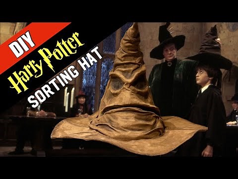 ⚡️Harry Potter DIY: How to make a Sorting Hat - Welcome to Hogwarts!