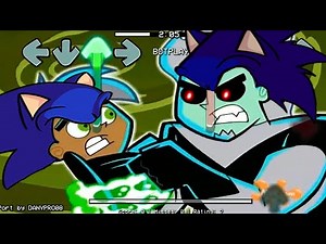 FNF Sonic.Exe confronting yourself be like in denny phantom