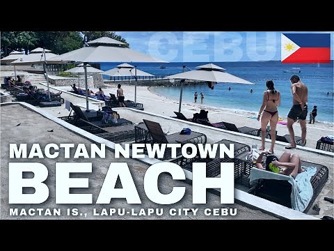 Mactan Newtown Beach + Infinity Pool + Lunch Buffet Walk-in Guests Full Walking Tour Update 2025