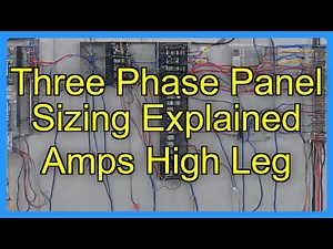 Three Phase Panel Sizing Explained Amps High Leg