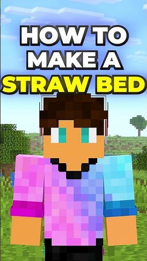 How to Make a Straw Bed in Minecraft