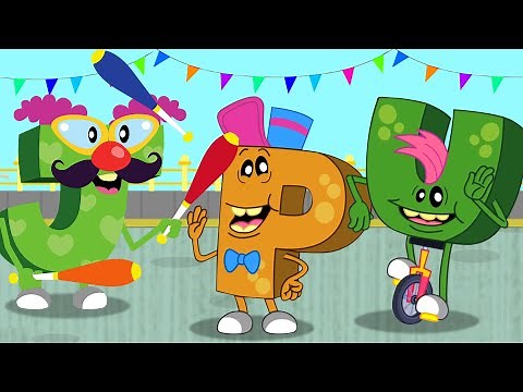 ABC Monsters Christmas Carnival | Funny Cartoon | Videos for Kids | Learn English Alphabet