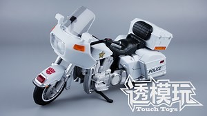 【变形金刚随时变形状】合体！守护神之右腿！OX守护神车辙 摩托车 G1变形金刚 速变 MMC OX系列 MP级别 机械卫兵成员 阿然透模玩 透模玩