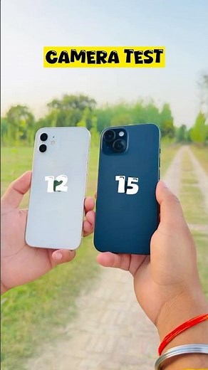 iPhone 12 vs iPhone 15 camera test 🔥