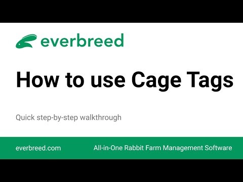 How to Use Cage Tags/Cards in Everbreed