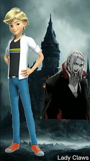 Miraculous character as vampires ❤️✨