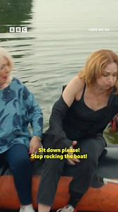 Note to self: Don’t go on a boat hungover 🥴 😂 Watch #HereWeGo on #iPlayer from 25 July Family life with no filter. The Jessops navigate life’s everyday challenges - from changing jobs to kidnapping dogs. #Throwback | BBC One