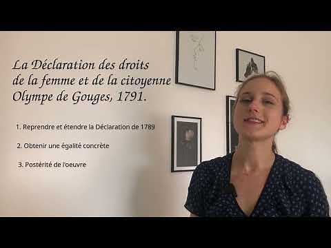 La Déclaration des droits de la femme et de la citoyenne, Olympe de Gouges ─ Introduction
