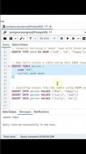 🚀 Power Up Your Tables with ENUM Types in PostgreSQL!