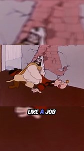 Even Bluto knows… when da aliens attack, ya wakes Popeye with spinach! #Popeye #Oliveoyl #classiccartoons #Spinach #Spinachstrength | Popeye