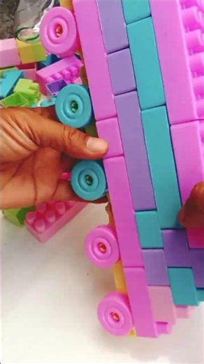 satisfying Lego fast train #buildingblocks #legotrain #asmr