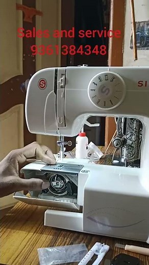 how to clear thread stacking singer start 1306 Sewing Machine in tamil