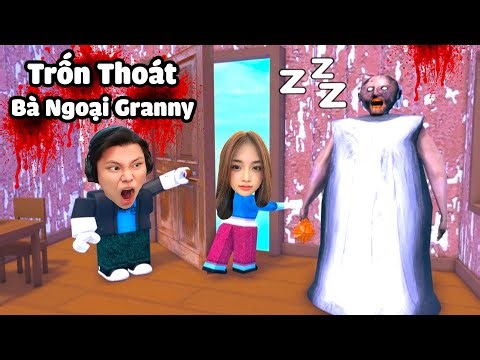 Mochi & JayGray Escape From The Horror GRANNY🥩🤤Abandoned House Escape Challenge | Roblox
