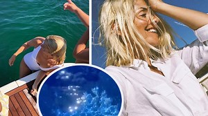 Holly Willoughby shares adorable rare video of son Chester, 4, swimming in a pool