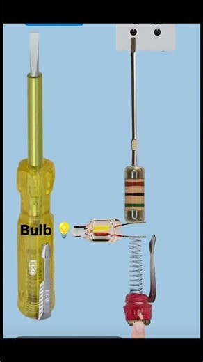 How a electric Tester Work || Electric tester #electric #tester #electronic #science #shorts #sci