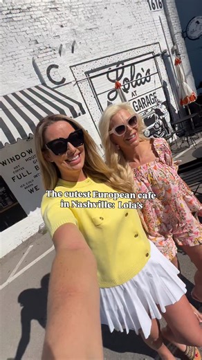 The cutest European cafe with homemade gelato @lolascafenashville 🍦 | Lillypulitzerstylist