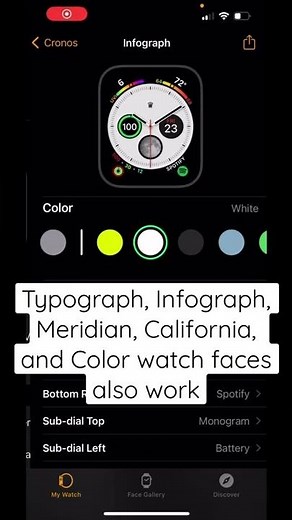 How to put the Rolex crown logo on an Apple Watch face!