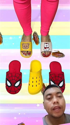 PAKAI SANDAL BERANG BERANG DAM GUK GUK #shorts #sandals #crocs