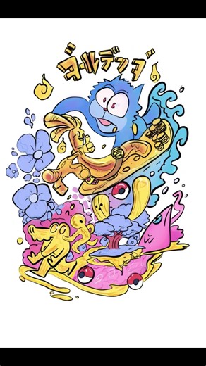 Goldengho Doodle Art | Pokémon
