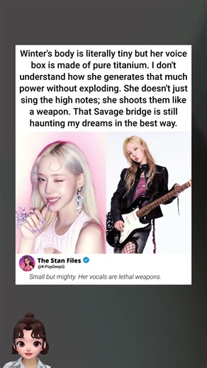 Winter is actually dangerous. #Shorts #aespa #Winter #KpopVocals #HighNote