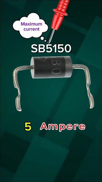 Schotky rectifier diode SB series #shorts #diy #electronic #technology #tv