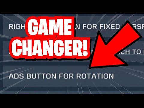 SECRET SETTING TO IMPROVE AIM FASTER & EASIER LIKE A PRO "ADS BUTTON FOR ROTATION" COD MOBILE TIPS