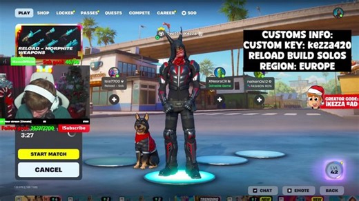 FORTNITE UPDATE CUSTOMS 🔥 -> OG, CHAPTER 7 & MORE 👀 | Vbucks For Walking !D2 🏃 | Use Code: iKezza 🧡 | !Socials !Freesub