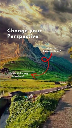 Why Me? Or What Is Allah Teaching Me? | Change Your Perspective #Shorts #TrustAllah #DailyReminder