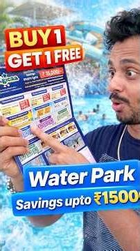 Crazy Water Park Offer 😍 Save upto ₹15000 Aqua Imagica #Aquaimagica #waterpark #buy1get1free