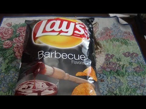 ASMR Eating Lay's Barbecue Chips