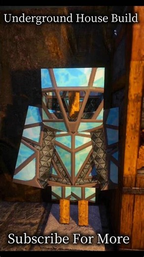 MINECRAFT : Underground Starter House Build Tutorial ⛏️ #mimecraft