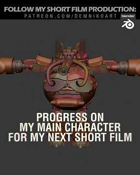 COMPLEX Character Rig made in Blender #blender3d #rigging #blender