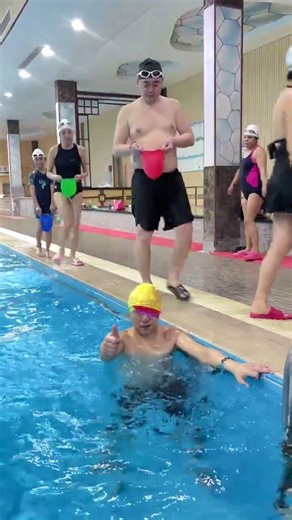 Poolside Masti Challenge! Bucket Balance Fun at the Pool😂 imming Squad Fun Moments #swimming #09