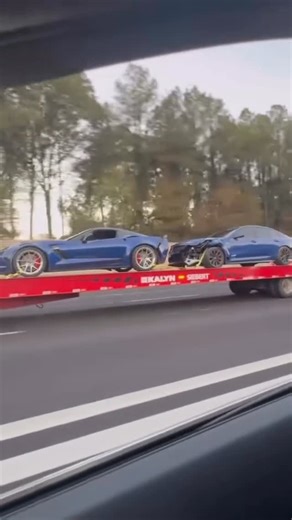 Collier Manley on Instagram: "got sent this in my DMs a few days ago…but I have to say I don’t think there’s a more badass car duo(even when wrecked) that you could see randomly on the highway. 🥴 #ct5vblackwing #c7z06 #corvette #z06 #blackwing #cadillac #chevy #lt4 #superchargedv8 #headers #roller #highway #viral #cars #americancars"