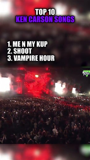 TOP 10 KEN CARSON SONGS (Final Part) 🦇🔥 #shorts