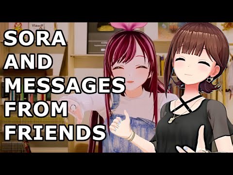 [hololive] Sora And Congratulatory Messages From Colleagues and Friends [ Tokino Sora ]