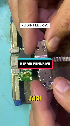 Repair Pendrive Patah & Bengkok Secara DIY