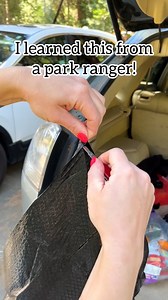 1.5M views · 4.4K reactions | ️ In a pinch, trash bags make great waterproof ponchos! #backpacking #hiking #outdoors #nationalparks #waterfall #yosemite | Jeff & Lauren | Facebook